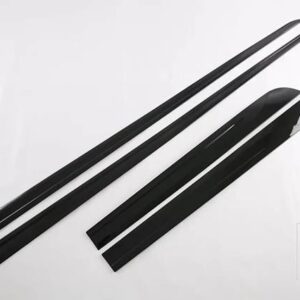 トヨタ カムリ 2024 2025 9 世代カーアクセサリーカーボンスタイルサイドドアボディモールドモールドトリム - piano black