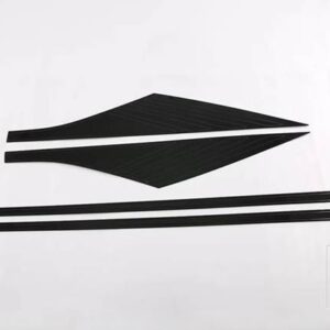 MG 4 MG4 EV ムーラン 2022 2023 2024 カーアクセサリー ABS サイドドアボディモールドモールドトリム - piano black