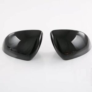 メルセデスベンツ Eクラス E200 220 250 300 350 2023-2025 ABS クロームドアサイドミラーカバートリムリアビューキャップオーバーレイモールド - piano black
