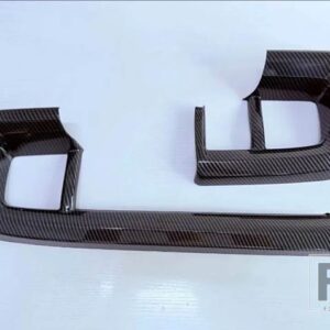 ホンダ フリード 2024 2025 カーアクセサリー ABS センターコンソールインテリアインパネ周りトリム - Carbon Fiber Style