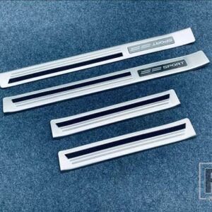 トヨタ プラド LC250 2024 2025 ステンレス OOUSIDE ドアシルパネルスカッフプレートキックステップトリムカバープロテクター - Silver