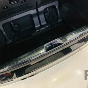 トヨタ シエナ XL40 2021 2022 カーアクセサリーステンレスリアバンパー窓枠外側トランクプレートペダル - Carbon Fiber Style