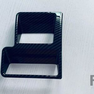 スズキ スペーシアカスタム MK54S MK94S 2024 2025 カーアクセサリー ABS ヘッドライトスイッチボタンコントロールパネルカバートリムベゼル - Carbon Fiber Style