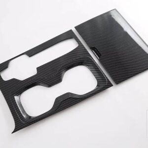 レクサス RX ALA10/ALH10RX350 450H 500H 2022 2023 カーボンスタイルギアシフトパネルセンターコンソールカバートリムフレームスタイリング - Carbon Fiber Style