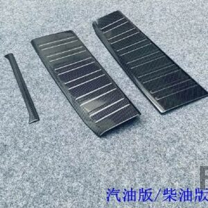 トヨタ プラド LC250 2024 2025 カーアクセサリーステンレスリアトランクスカッフプレートドアシルカバーモールドガーニッシュ - Diesel and gasoline5