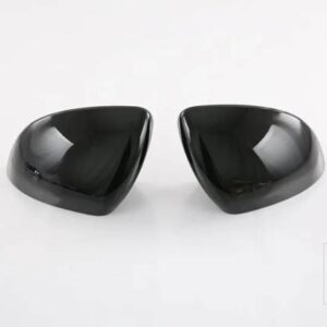 メルセデス ベンツ Cクラス W206 C180 C200 C300 2022 2023 カーボンスタイルドアサイドミラーカバートリムリアビューキャップオーバーレイ - piano black