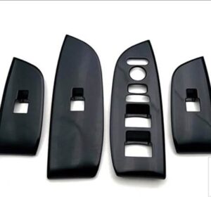 ホンダ WR-V WRV DG5 2024 2025 カーアクセサリー ABS ドア窓アームレストカバースイッチパネルトリムモールディングガーニッシュ - Piano Black
