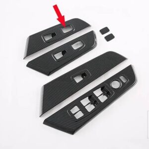 双龍トーレス J100 2022 2023 カーボンスタイルドア窓アームレストカバースイッチパネルトリムモールディングガーニッシュ - high configuration