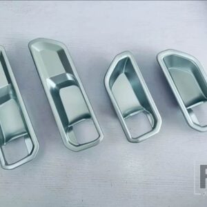 トヨタ プラド LC250 2024 2025 カーアクセサリー ABS インナードアハンドルカバーキャッチボウルトリム挿入ベゼルフレームガーニッシュ - Silver