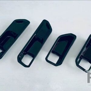 トヨタ プラド LC250 2024 2025 カーアクセサリー ABS インナードアハンドルカバーキャッチボウルトリム挿入ベゼルフレームガーニッシュ - Piano Black