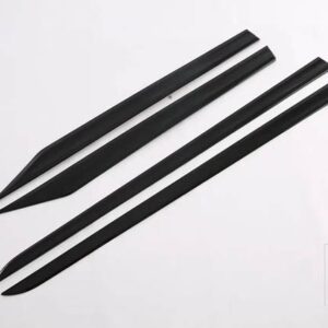 日産 キャシュカイ J12 2022 2023 2024 カーアクセサリーピアノブラックサイドドアボディモールドモールドトリム - piano black