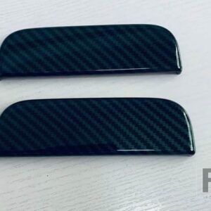 ダイハツ ハイゼットトラック S500 S510 2022 2023 カーアクセサリー ABS クロームメッキフロントドアハンドルカバー装飾モールド - carbon fiber style