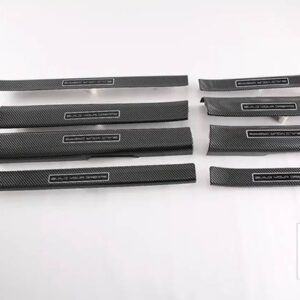 ドルフィン ATTO 2 EA1 2022 2023 カーボンスタイルドアドアシルパネルスカッフプレートキックステップトリムカバープロテクター - Inside plus outside