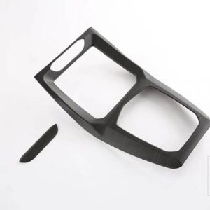 BMW X3 2022 2023 カーアクセサリー ABS クロームギアシフトパネルセンターコンソールカバートリムフレームステッカー - Peach Wood Grain