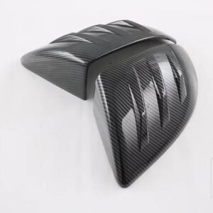MG 4 MG4 EV ムーラン 2022 2023 2024 カーアクセサリー ABS ドアサイドミラーカバートリムリアビューキャップオーバーレイモールドガーニッシ - carbon fiber style