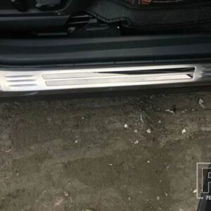レクサス UX200 250H 260H 2019-21 ステンレス OOUSIDE ドアシルパネルスカッフプレートキックステップトリムカバープロテクター - Silver