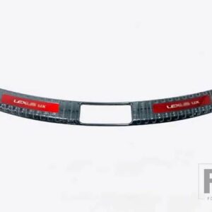 レクサス UX200 250H 260H 2019-21 カーアクセサリーステンレスリアトランクスカッフプレートドアドアシルカバーモールドガーニッシュ - BLACK RED