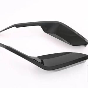 イルカ ATTO 2 EA1 2022 2023 カーアクセサリーカーボンスタイル後フォグライトトリムベゼル風形状 - piano black