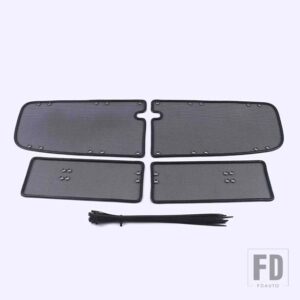 ボルボ ミドルスクリーニングメッシュフロントグリルメッシュ XC90 2017-2024 2019 フロントグリルネットカバーステンレスカーアクセサリー - 2017-2019