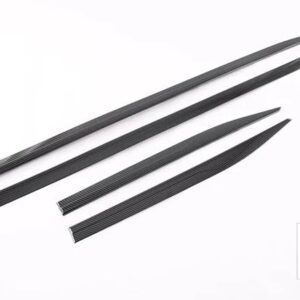 ハン EV DM 2022 2023 カーアクセサリーカーボンスタイルサイドドアボディモールドモールドトリム - carbon fiber style