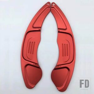 ゴルフ 7 MK7 2014-2018 合金ステアリングホイールシフトパドルエクステンション - Red