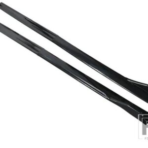 メルセデスベンツ VW BMW 汎用 トヨタ 8個 サイドスカート延長ロッカープレートリップセパレーターバンパー 用用 用用 - Gloss black