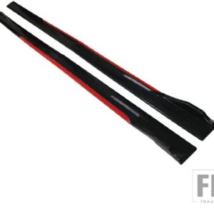 メルセデスベンツ VW BMW 汎用 トヨタ 8個 サイドスカート延長ロッカープレートリップセパレーターバンパー 用用 用用 - Reddish Black