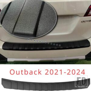 スバル XV CROSSTREK アウトバックフォレスター 2013-2023 リアバンパープロテクタートリムカバー傷つきにくいトランクドア - Outback 2021-2024