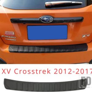 スバル XV CROSSTREK アウトバックフォレスター 2013-2023 リアバンパープロテクタートリムカバー傷つきにくいトランクドア - XV Crosstrek 2012-17