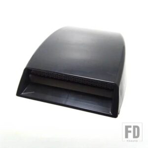 ABS 車偽エアアウトレットマシンカバーフード装飾エアアウトレットエアアウトレットエアインテーク - Matte Black