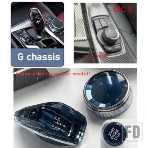 BMW クリスタルギアシフトノブ 3/4/57シリーズ F10 G30 X3 X5シリーズ G05 G01G08 G02 シャーシ ギアレバーカーアクセサリー - 6