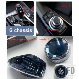 BMW クリスタルギアシフトノブ 3/4/57シリーズ F10 G30 X3 X5シリーズ G05 G01G08 G02 シャーシ ギアレバーカーアクセサリー - 7