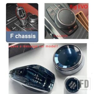 BMW クリスタルギアシフトノブ 3/4/57シリーズ F10 G30 X3 X5シリーズ G05 G01G08 G02 シャーシ ギアレバーカーアクセサリー - 9