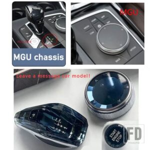 BMW クリスタルギアシフトノブ 3/4/57シリーズ F10 G30 X3 X5シリーズ G05 G01G08 G02 シャーシ ギアレバーカーアクセサリー - 1