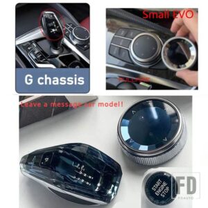 BMW クリスタルギアシフトノブ 3/4/57シリーズ F10 G30 X3 X5シリーズ G05 G01G08 G02 シャーシ ギアレバーカーアクセサリー - 2