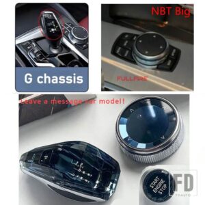 BMW クリスタルギアシフトノブ 3/4/57シリーズ F10 G30 X3 X5シリーズ G05 G01G08 G02 シャーシ ギアレバーカーアクセサリー - 4