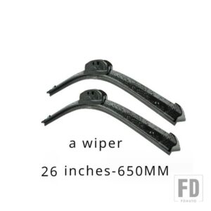 汎用 14-20 インチ車 U 字型ボーンレスワイパー高精細のボーンレススペシャルなワイパーフロントガラスワイパーストリップ - 26 inches-650MM