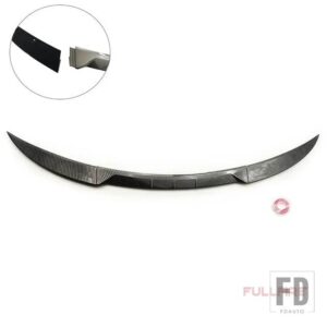 テスラ ABS スポイラーモデル 3 2017-2023 固定風翼自動自動車用 品リアスポイラー 3 段落カーボン - carbon fiber-ripp