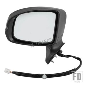 ホンダ 3ピン サイドミラー フィットジャズ GK5 MK4 2015-2020 ウイングドアサイドミラー ASSY アセンブリバックミラーカバーフレーム - 3pins left