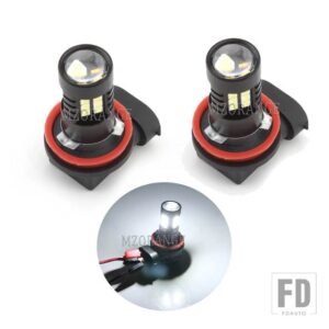 ホンダ フォグランプ CRV CR-V 2017 2018 19 LED フォグランプハロゲンフォグライトヘッドライトカバーグリルフレーム配線ハーネススイッチキッ - 2 pcs LED Bulbs