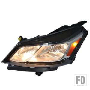 シボレー ヘッドライトトラバース 2013-2016 2017 フロントバンパーヘッドライト DRL ウィンカーライトクロームヘッドランプアクセサリー 1PC - Left
