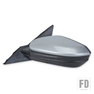 ホンダ バックミラーサイドドアミラー シビック 2016-20 3ピン ミラーガラスアセンブリカバーフレームレンズ手動ダブル - Gray Left