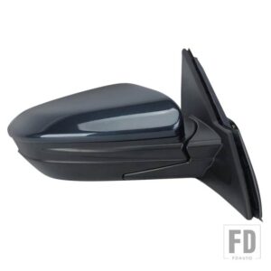 ホンダ バックミラーサイドドアミラー シビック 2016-20 3ピン ミラーガラスアセンブリカバーフレームレンズ手動ダブル - dark blue right