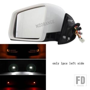 車外バックミラーアセンブリ白メルセデス ベンツ W164 2005-2011 ML350 GL350 ML GL クラスパワーリアビューミラー - left