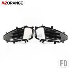 フォード LED フォグランプエッジ 2019 2020 ヘッドライトフォグライトカバーグリルベゼルフレーム LED DRL フォグランプフードアクセサリー