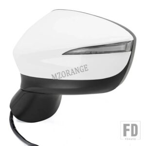 マツダ 9 ピンサイドミラー CX-5 2015 2016 バックミラー加熱ガラス電気調整折りたたみウィンカーライト死角 - 9pins left ide