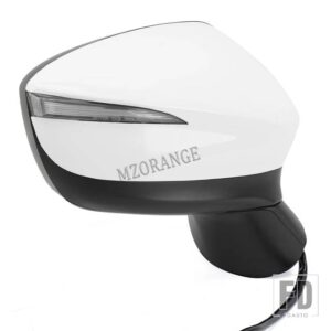 マツダ 9 ピンサイドミラー CX-5 2015 2016 バックミラー加熱ガラス電気調整折りたたみウィンカーライト死角 - 9pins right