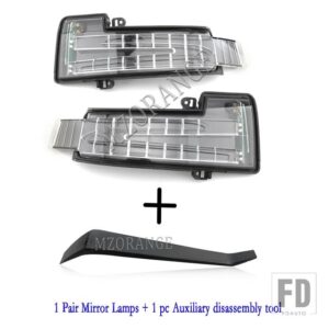 メルセデスベンツ LED バックミラーウィンカーライト ウインカーリピーター W463 W251 W166 X166 GL/ML/R/G クラスサイドミラーランプ用 - Pair