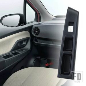 トヨタ ウィンドウスイッチパネル RHD ヴィッツ 2010-14 フロントアームレストアッパーパネルカーアクセサリー 74231-52630-C0 - 1pc Left