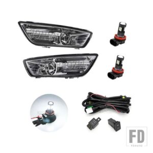 フォード フォグランプ LED モンデオ MK4 2007 2008 2009 2010 ヘッドライト防曇ライト FOGLIGHTS ハロゲン電球フォグランプカーアクセサリー